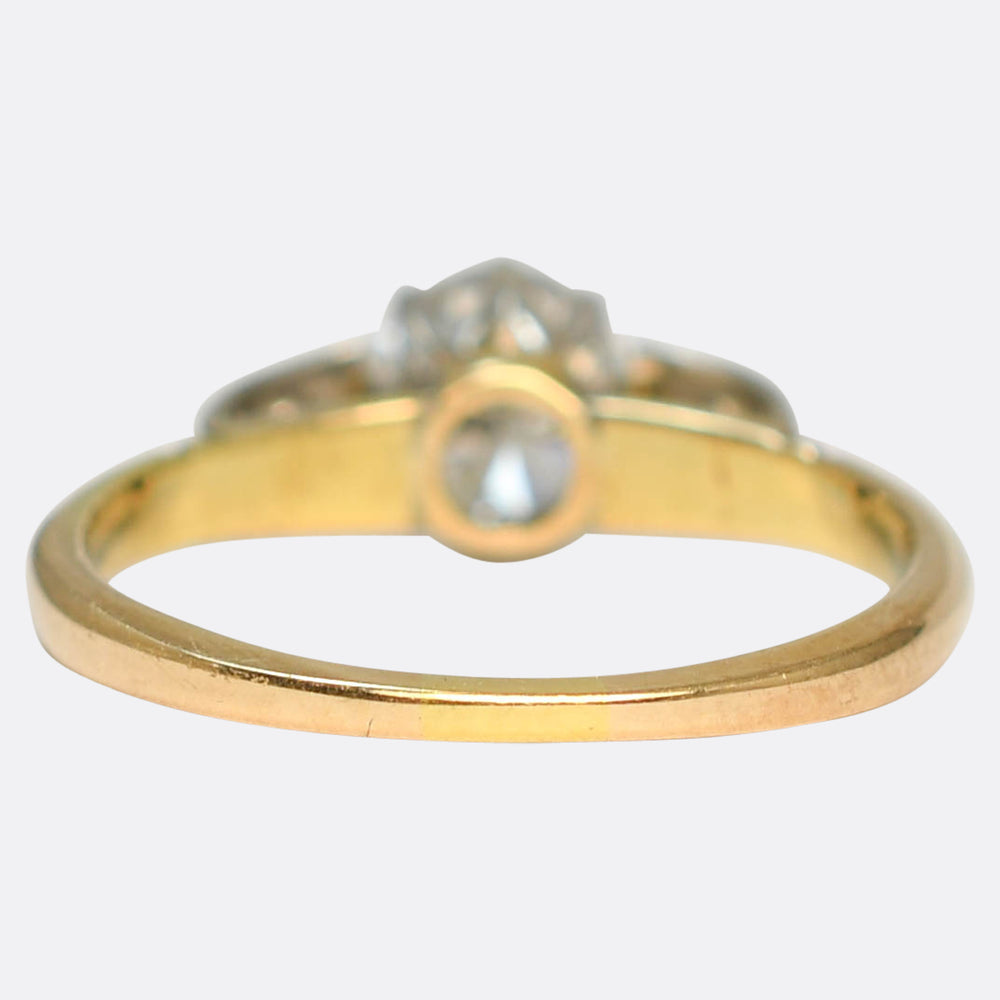 0.76ct Diamond Solitaire Engagement Ring