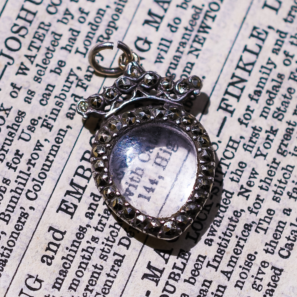 Georgian Pyrite Miniature Heart Locket