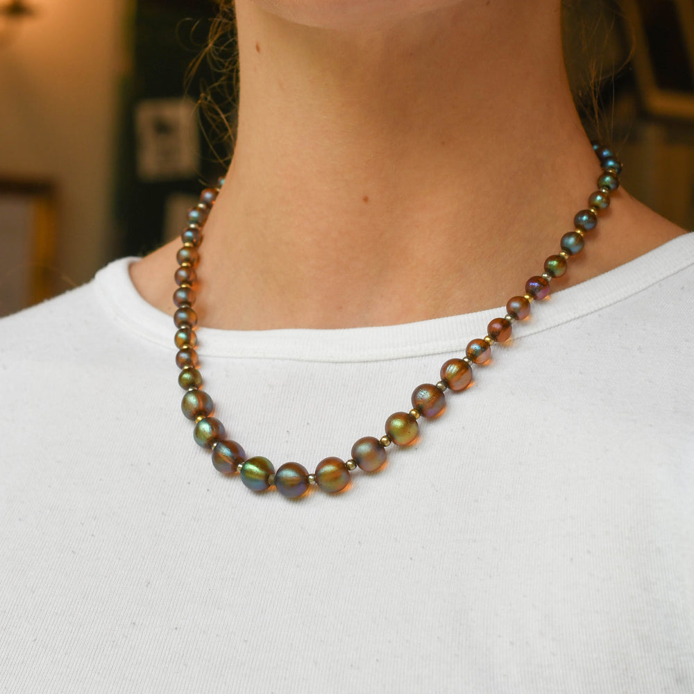 Art Deco Iridescent Nitrate