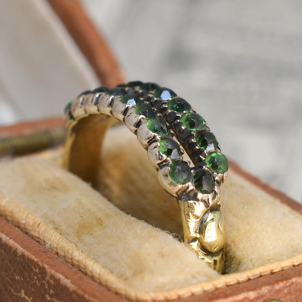 Georgian Paste Double Row Ring