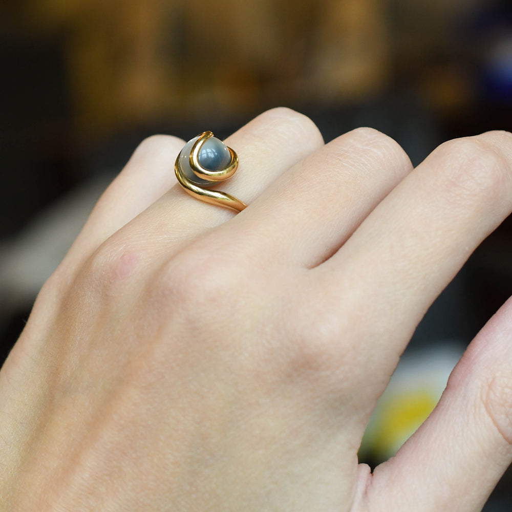 Vintage Interchangeable Bead Ring by Gilbert Albert