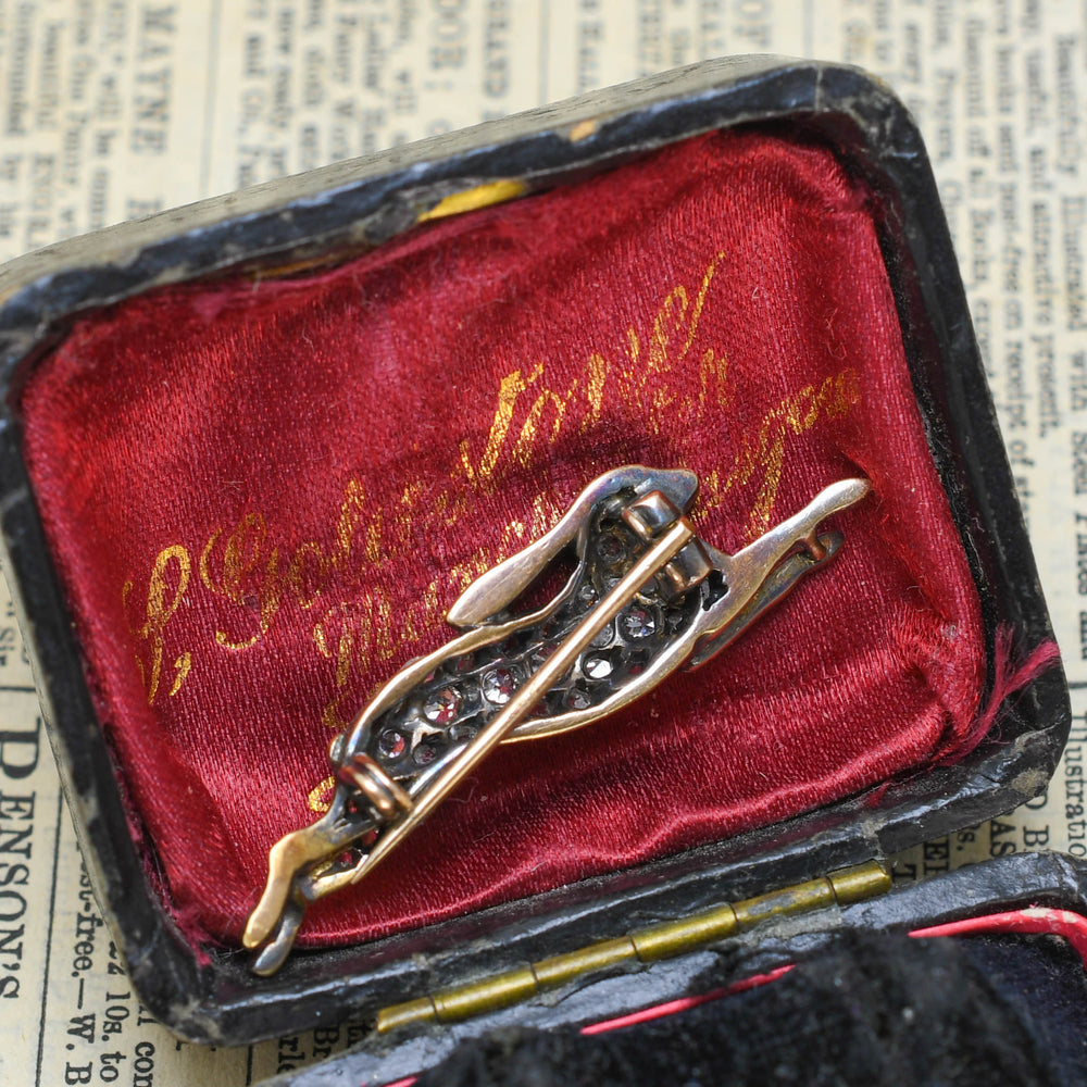 Victorian Diamond Hare Brooch