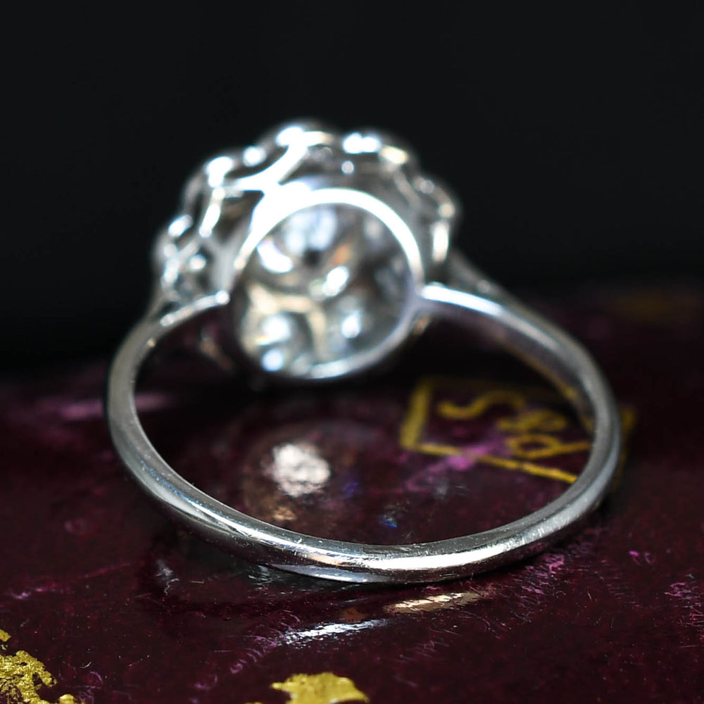 Edwardian Diamond Daisy Cluster Ring