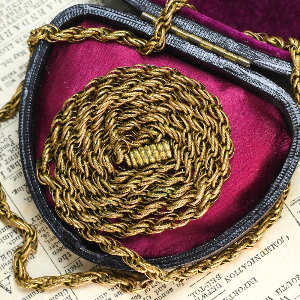 Georgian Pinchbeck Guard Chain 41
