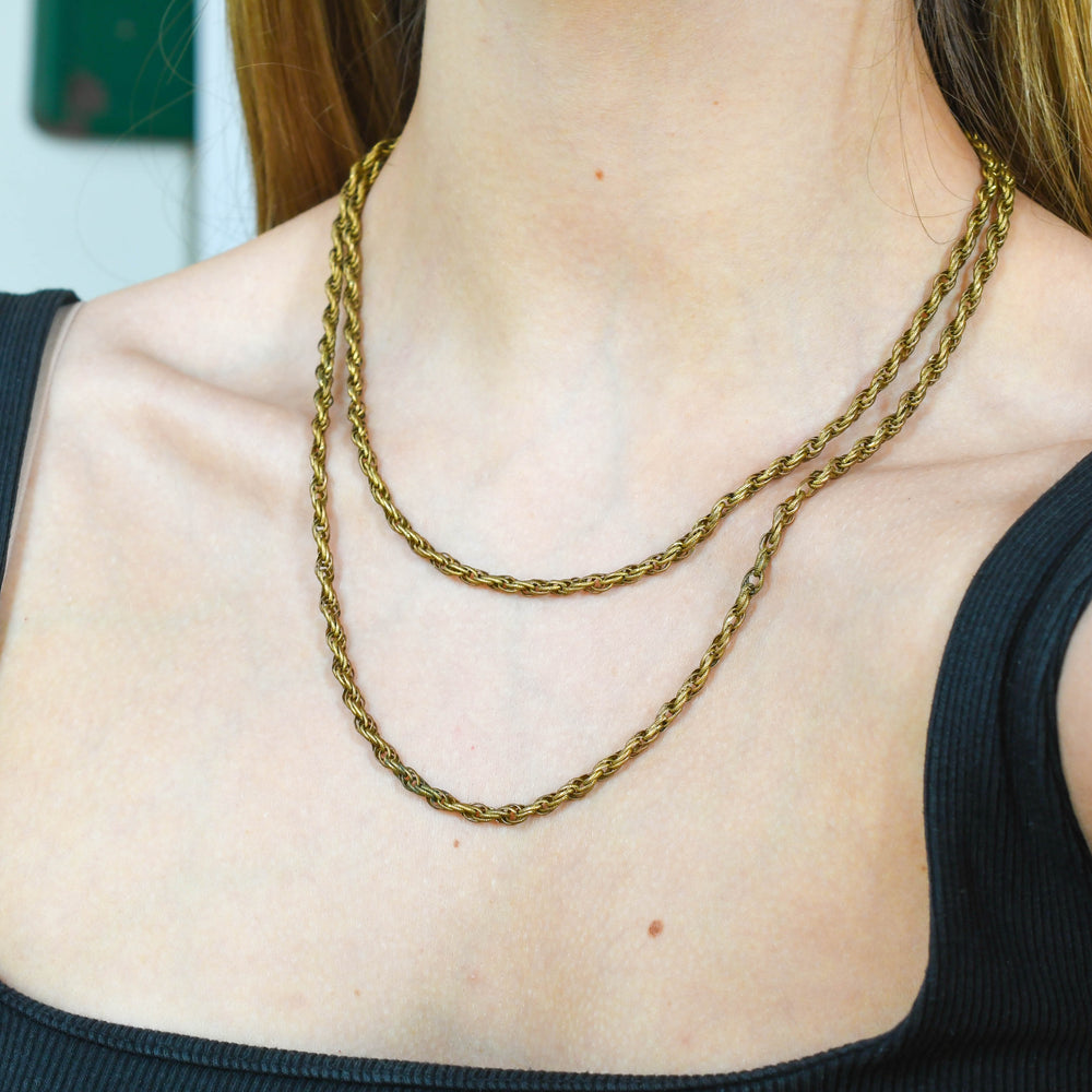 Georgian Pinchbeck Guard Chain 41