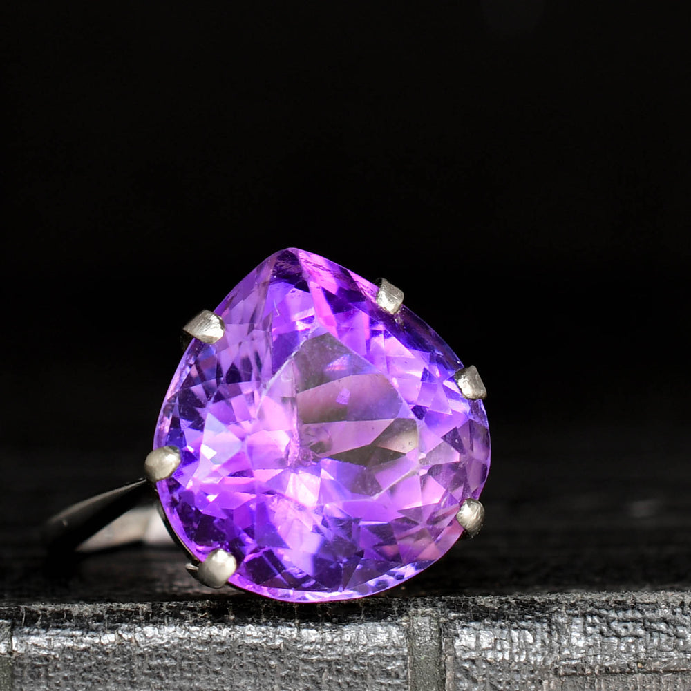 Mid-Century 13.1ct Amethyst Cocktail Ring