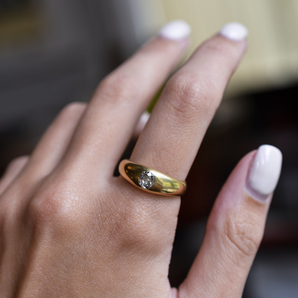 Victorian 0.50ct Diamond Gypsy Ring
