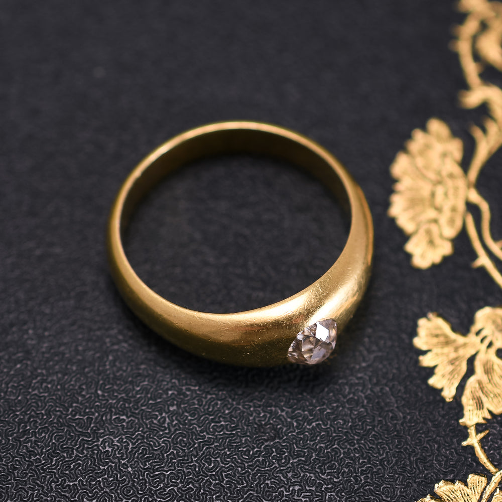 Victorian 0.50ct Diamond Gypsy Ring
