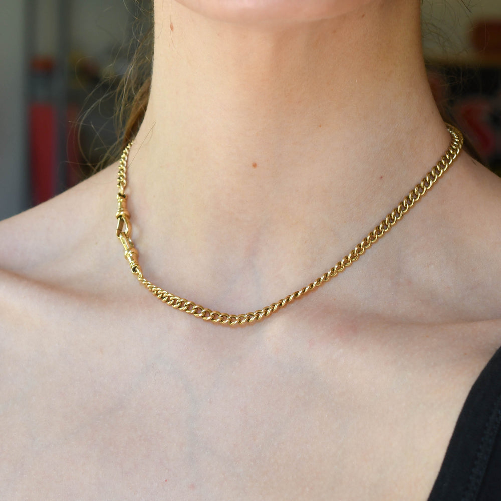 Victorian 18k Gold Albert Chain