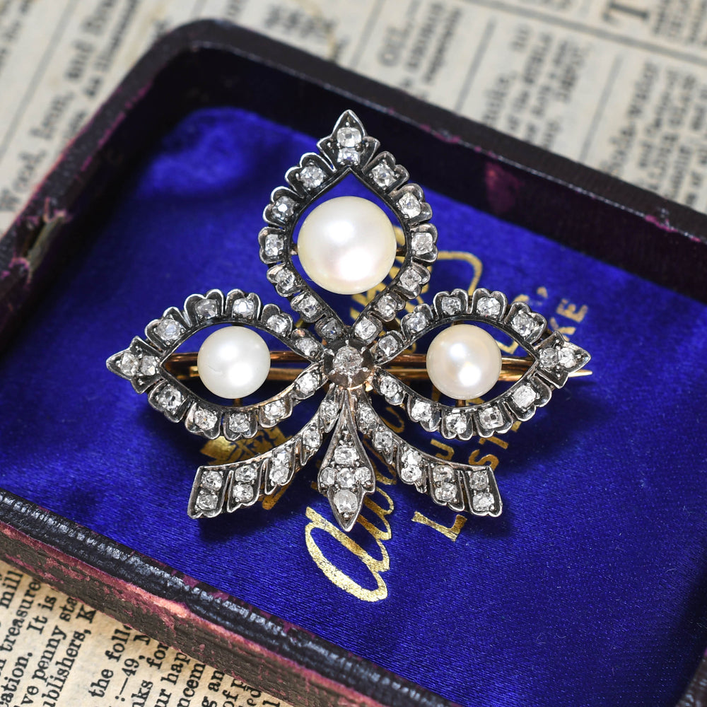 Victorian Pearl & Diamond