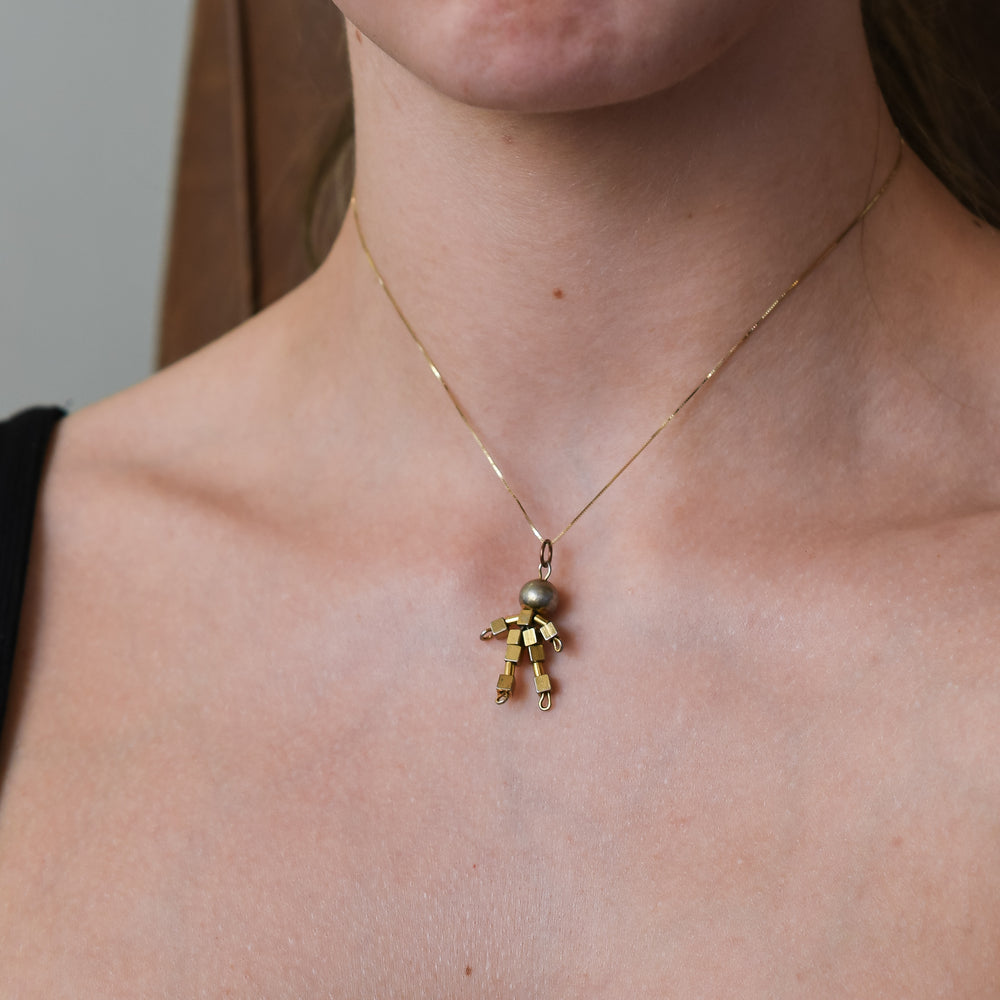 1920's Gold Doll Charm