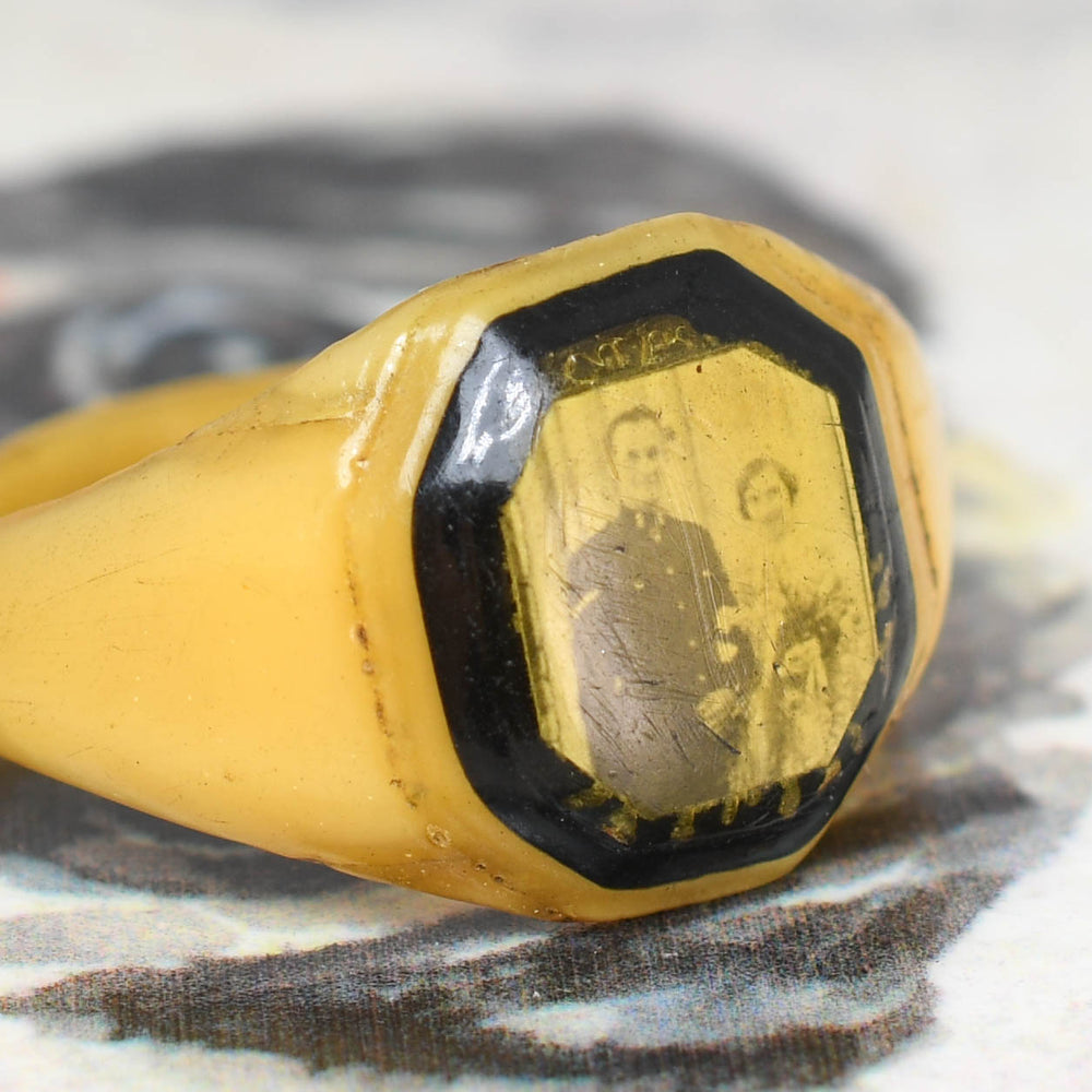 WW2 Bakelite Prison Ring