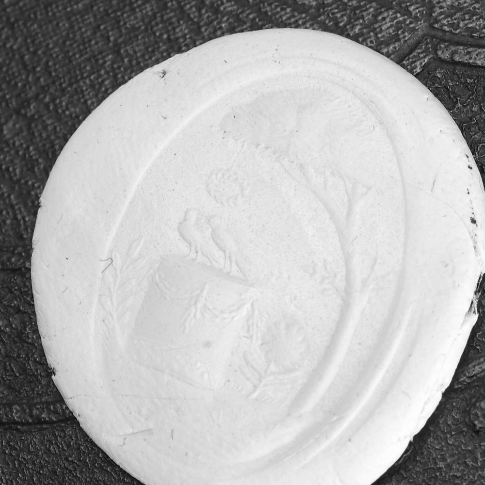 Georgian Love Bird Carnelian Seal Fob Pendant