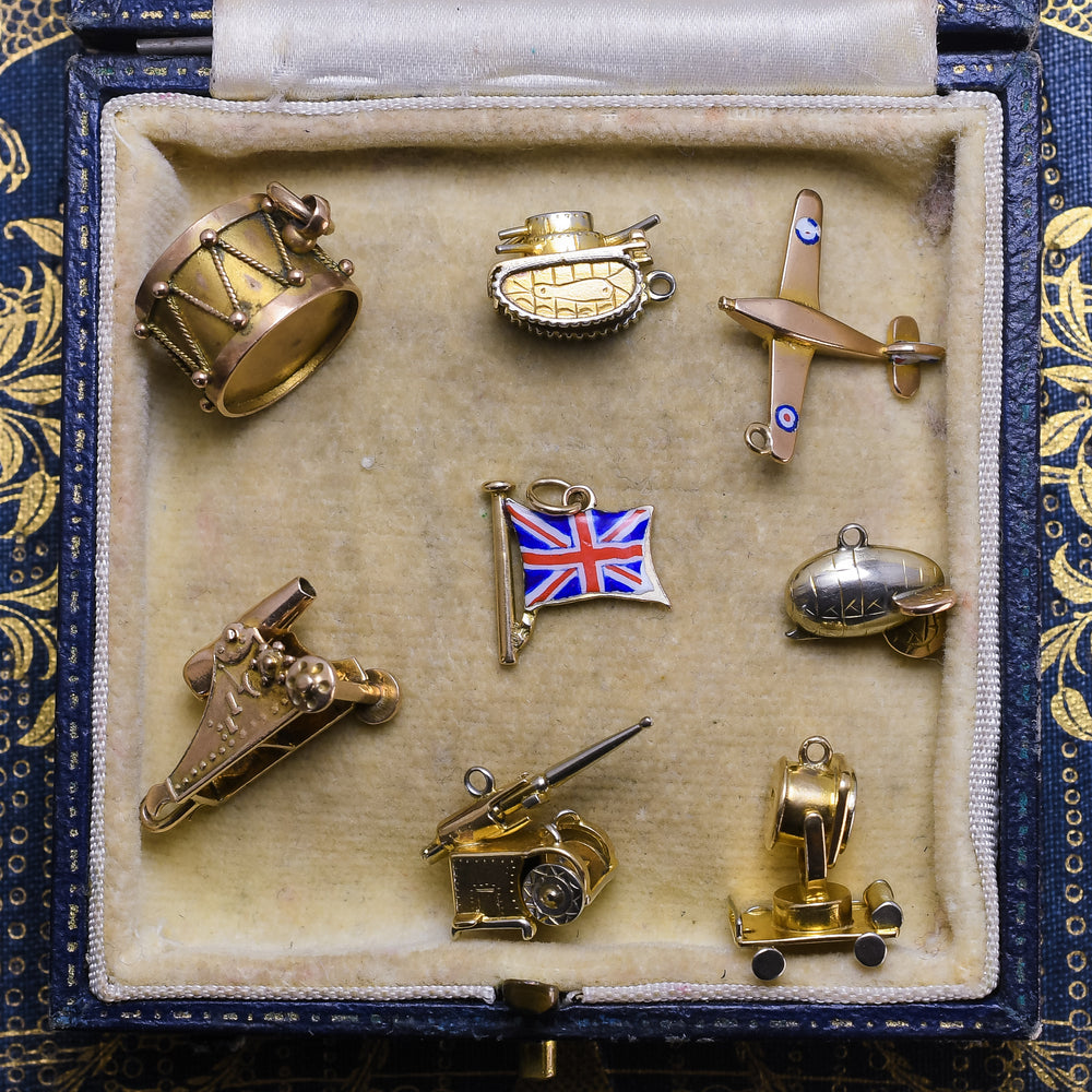 WW2 Gold Charm Collection