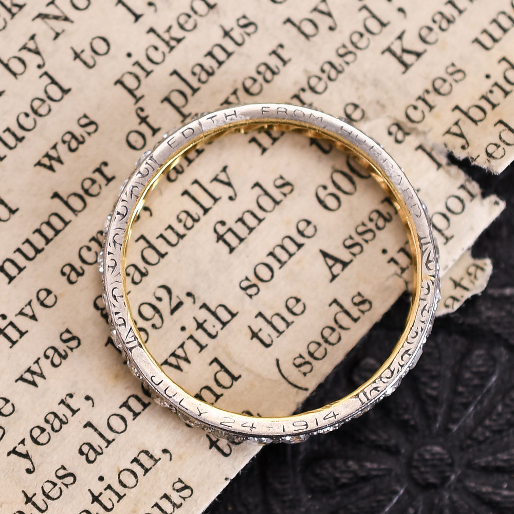 July 24 1914 Diamond Eternity Ring