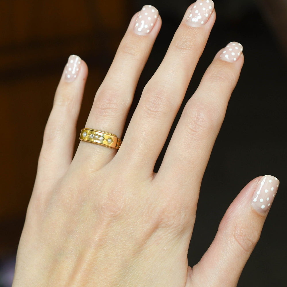 Victorian Pearl & Diamond