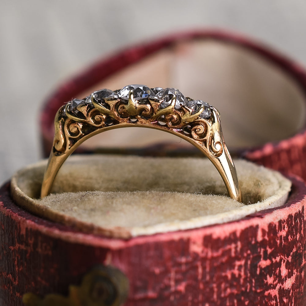 Victorian 5-Stone Diamond Ring