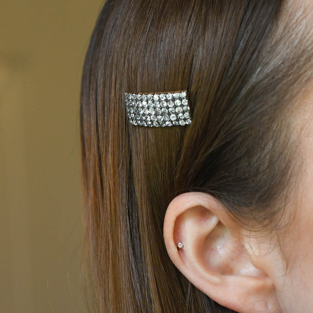 Victorian 2.2ct Old Cut Diamond Panel Brooch