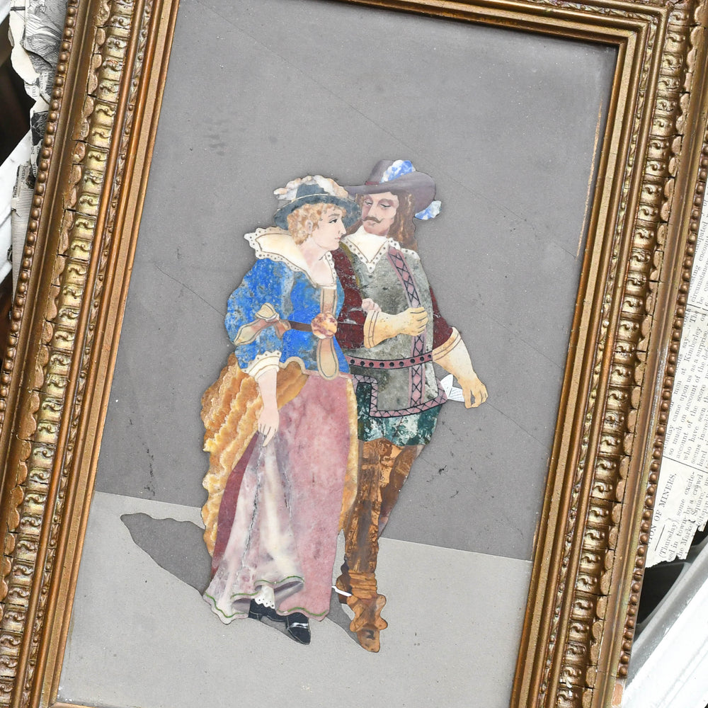 Victorian Pietra Dura Panel