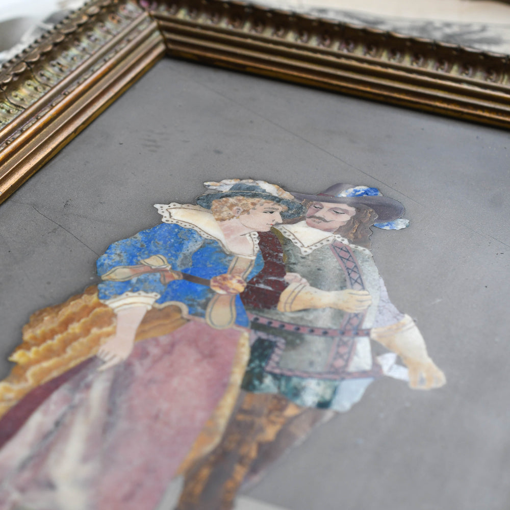 Victorian Pietra Dura Panel