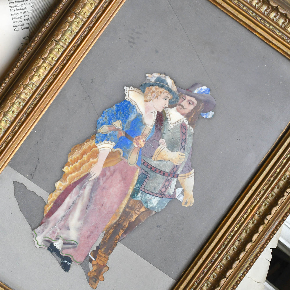 Victorian Pietra Dura Panel