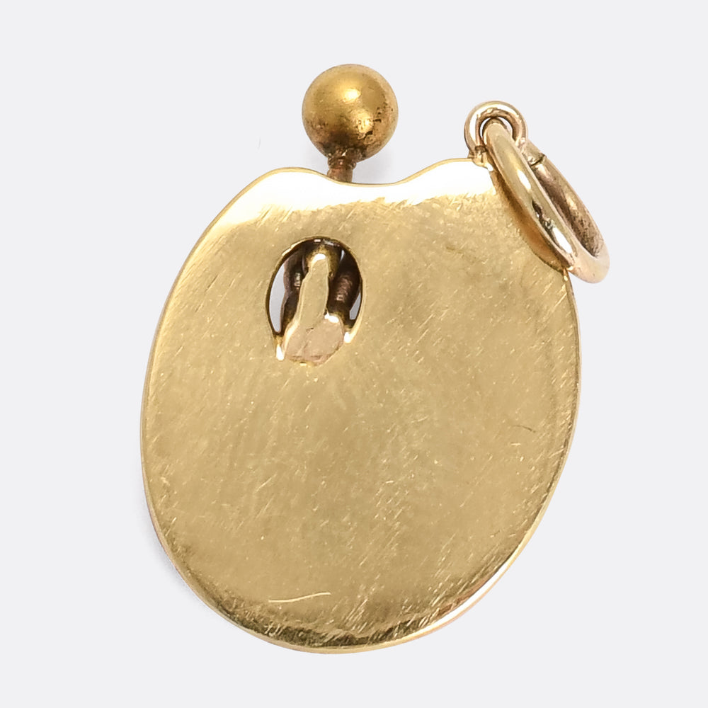 Victorian Multi-Gem Artist's Palette Charm