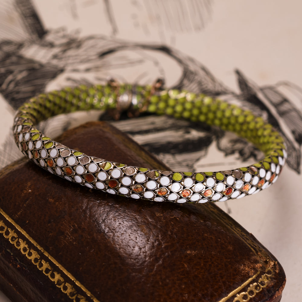 Victorian Enamel Snake Bracelet