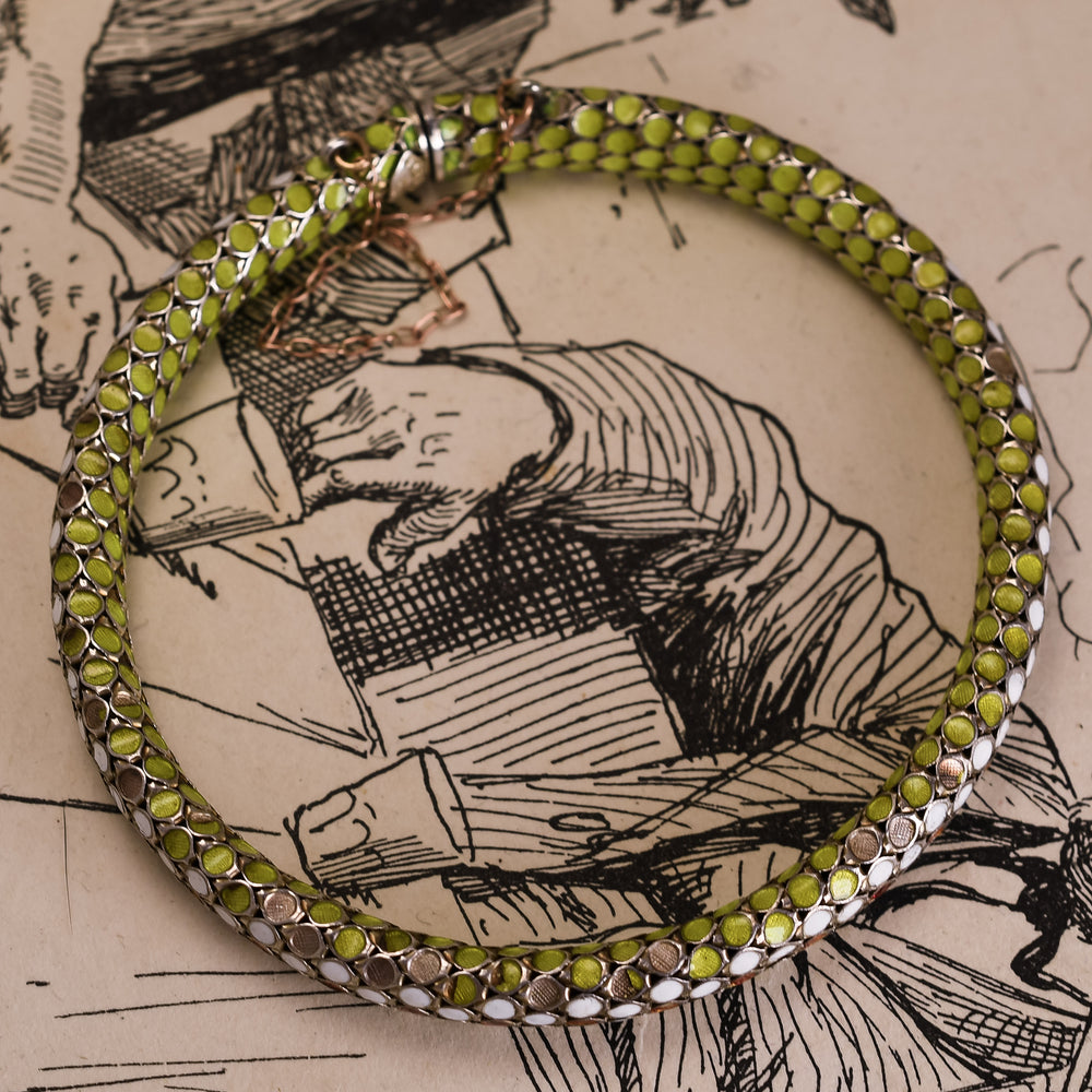 Victorian Enamel Snake Bracelet