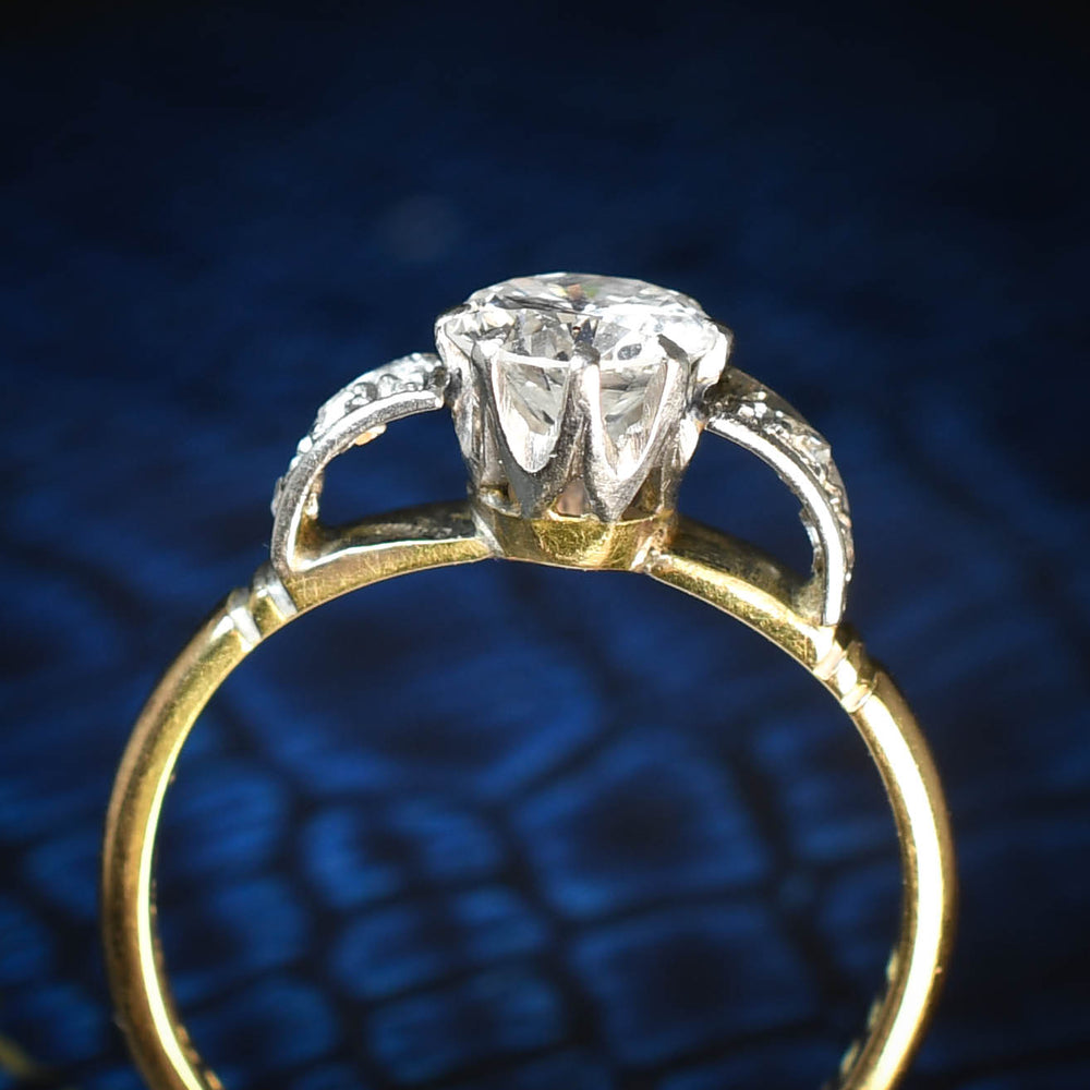 0.76ct Diamond Solitaire Engagement Ring