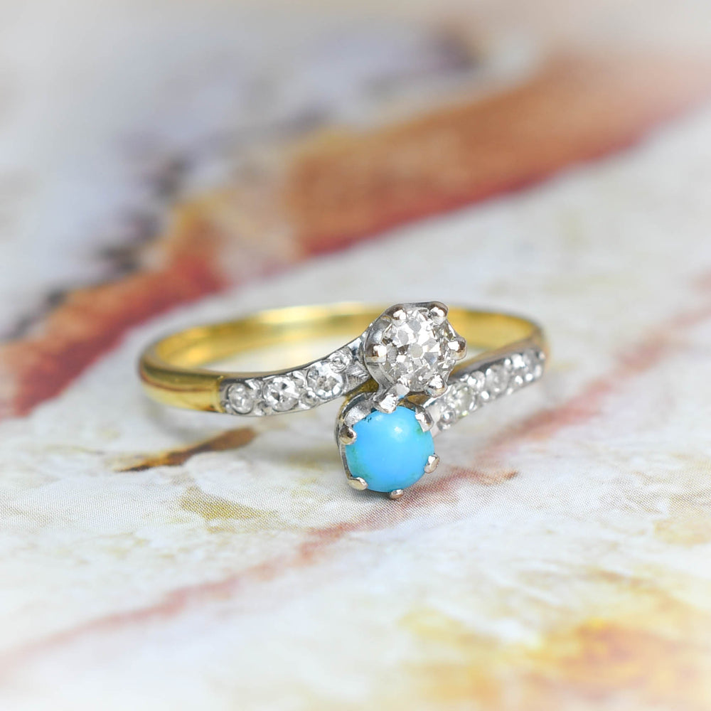 Vintage Turquoise & Diamond