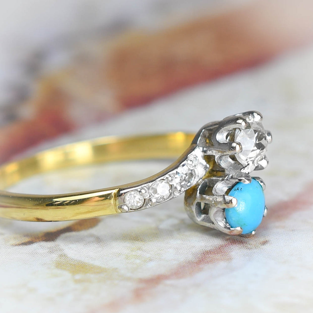 Vintage Turquoise & Diamond