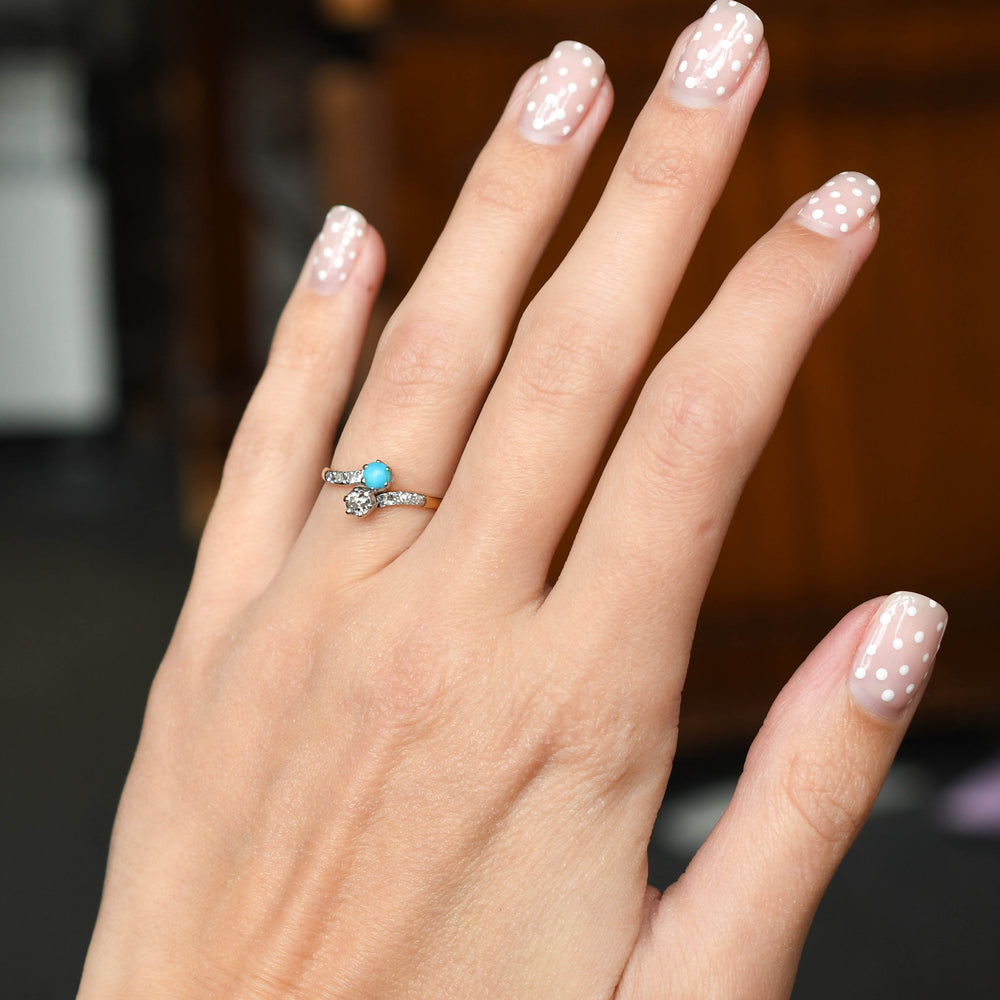 Vintage Turquoise & Diamond