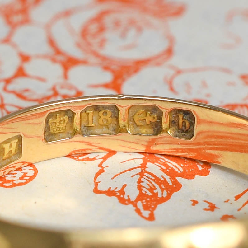 Edwardian Diamond Star-Set Gypsy Ring