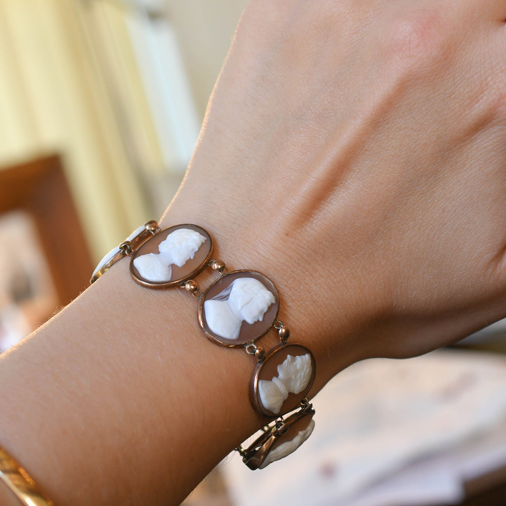 Georgian Old Masters Grand Tour Cameo Bracelet