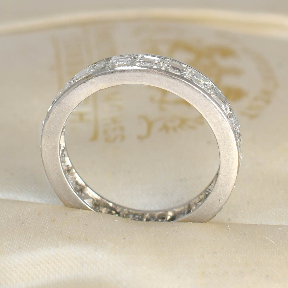 1930's Carré Cut Diamond Eternity Ring