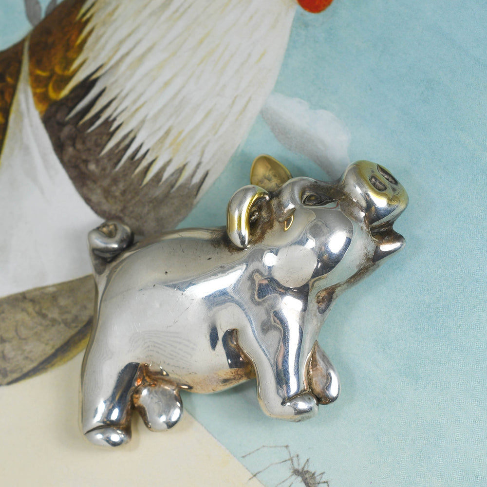 Vintage Silver Lucky