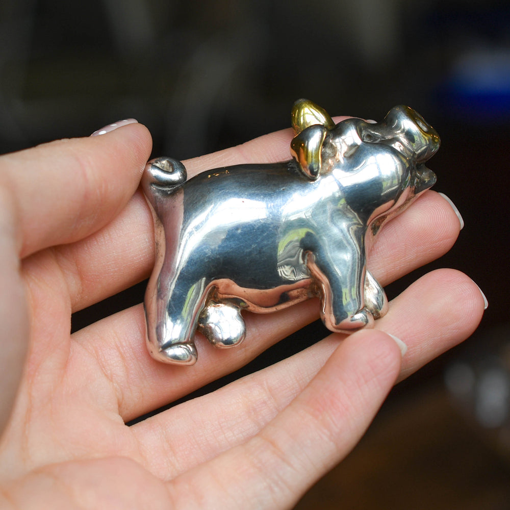 Vintage Silver Lucky
