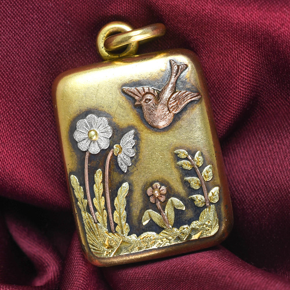 Victorian Three-Tone Gold Aesthetic Locket