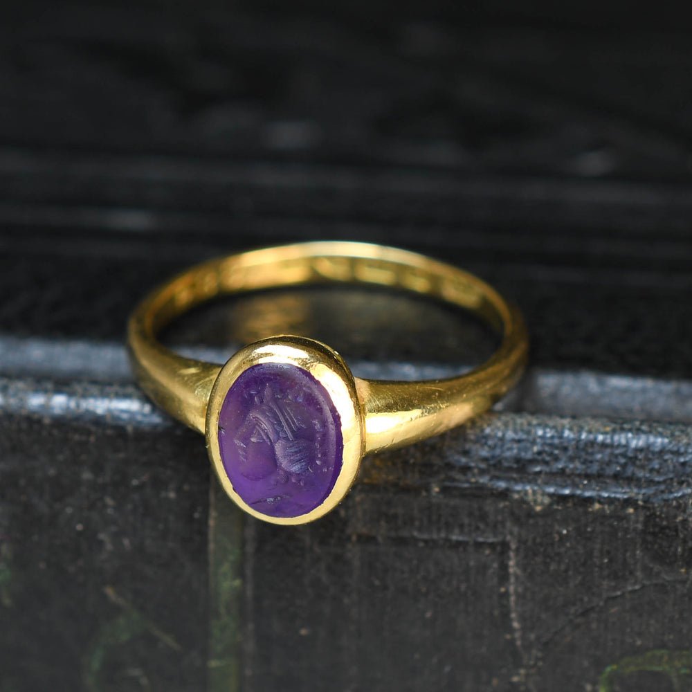 Edwardian Carved Amethyst