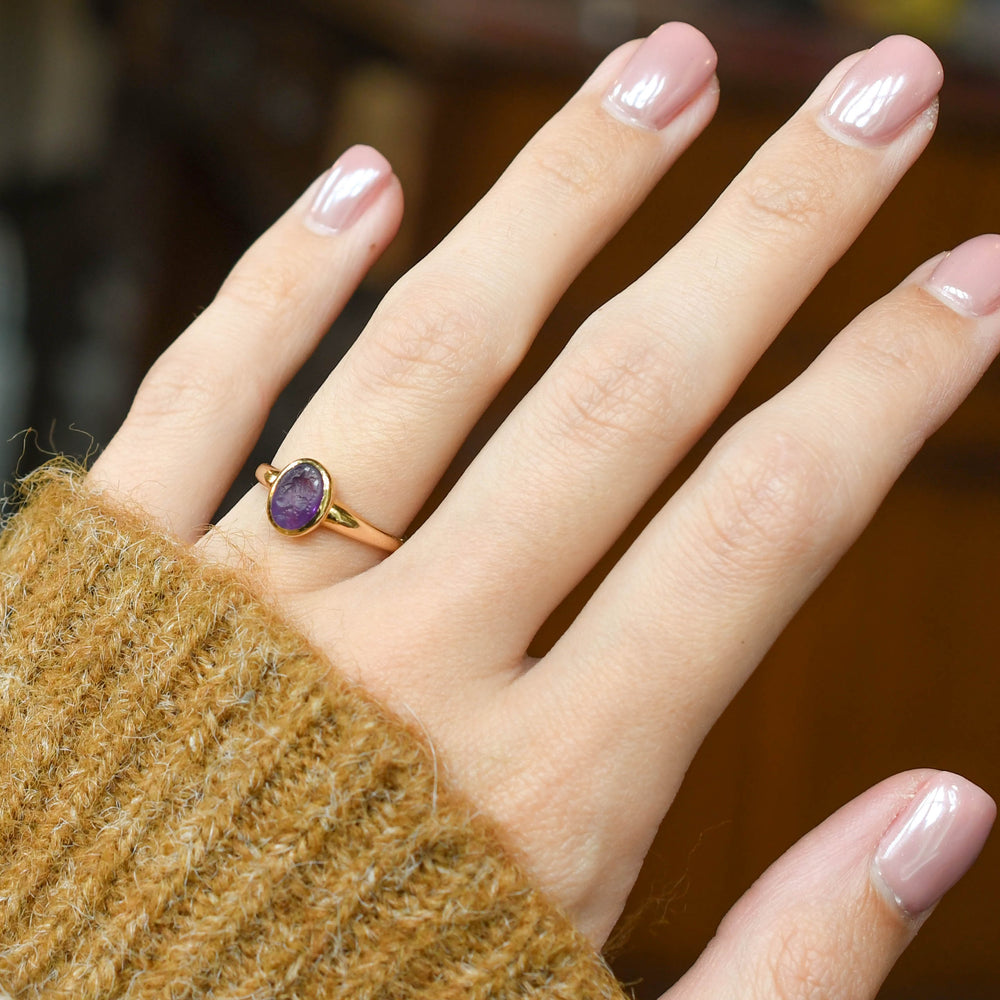 Edwardian Carved Amethyst