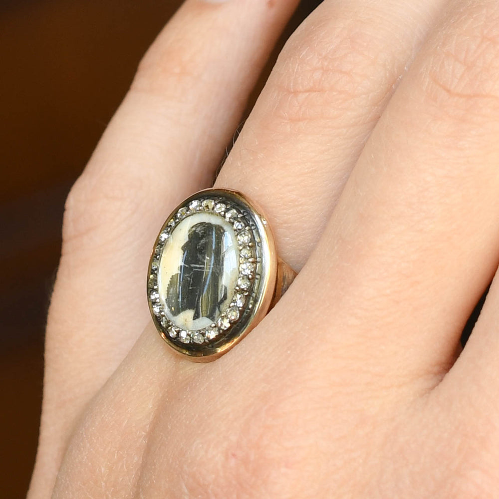 Georgian Silhouette Rose Cut Diamond Ring