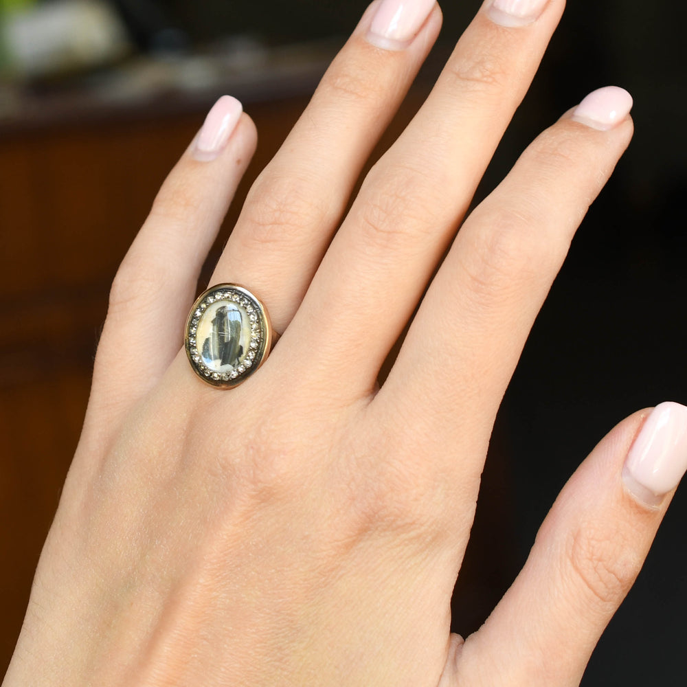 Georgian Silhouette Rose Cut Diamond Ring