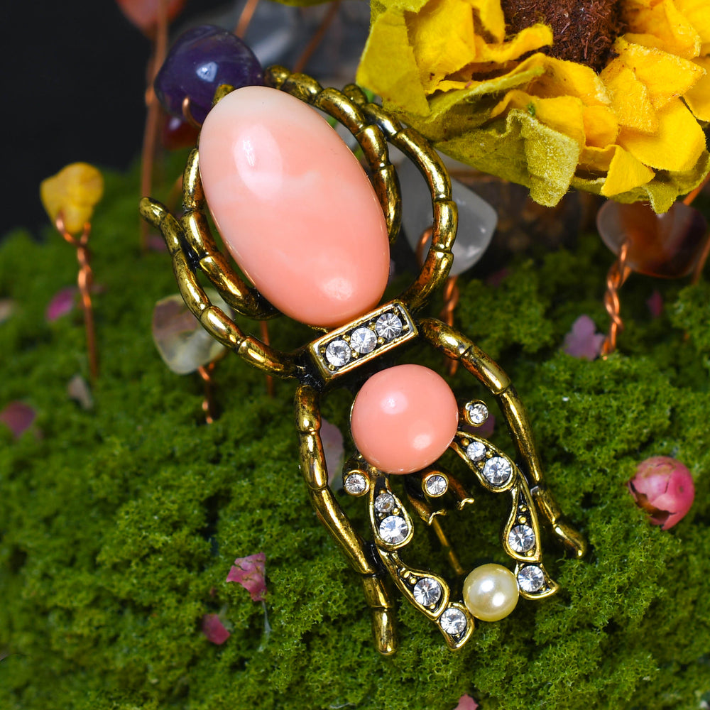 Vintage Costume Beetle Brooch