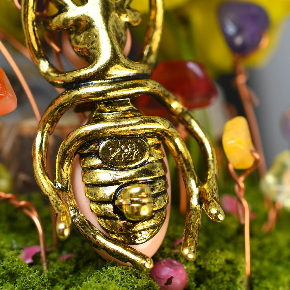 Vintage Costume Beetle Brooch