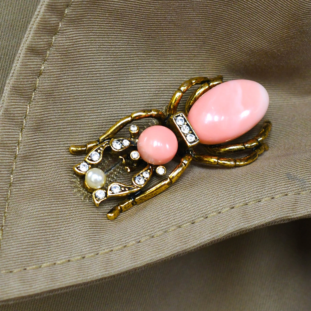 Vintage Costume Beetle Brooch