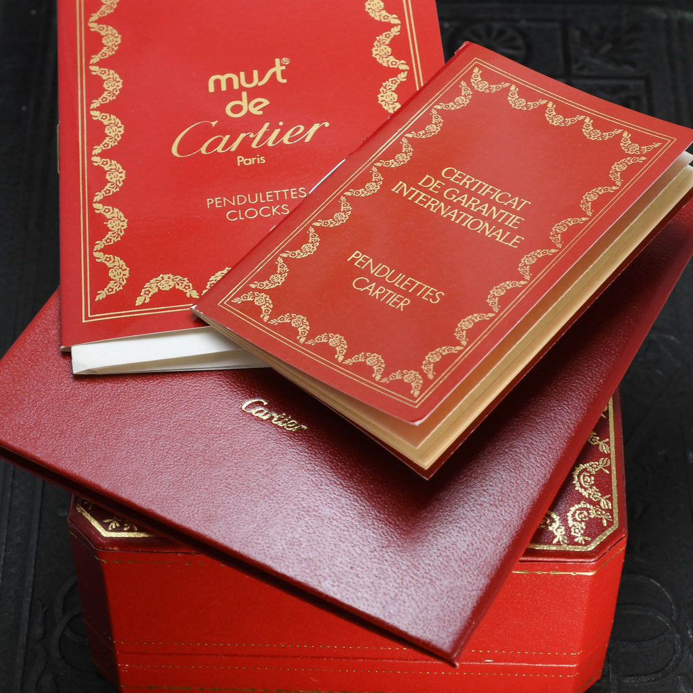 Vintage Cartier Lapis Lazuli Desk Clock