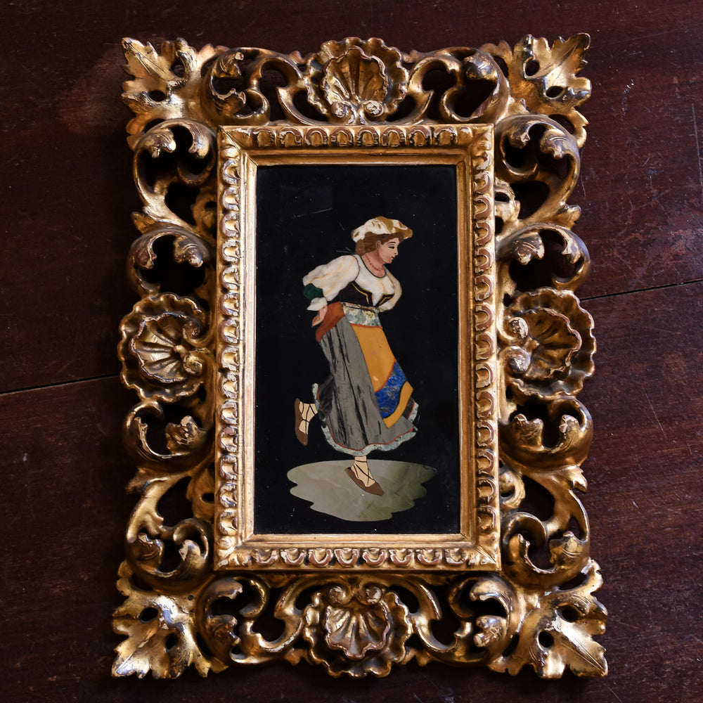 Victorian Framed Pietra Dura