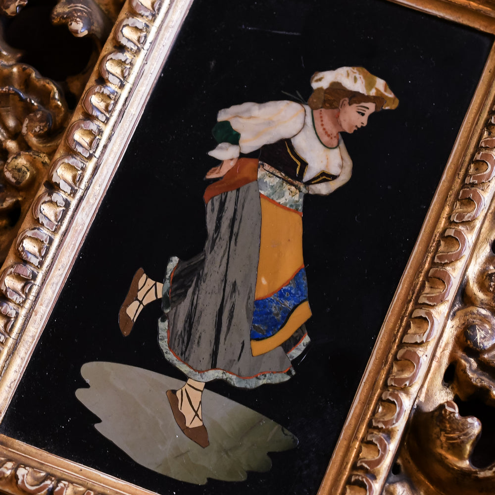 Victorian Framed Pietra Dura