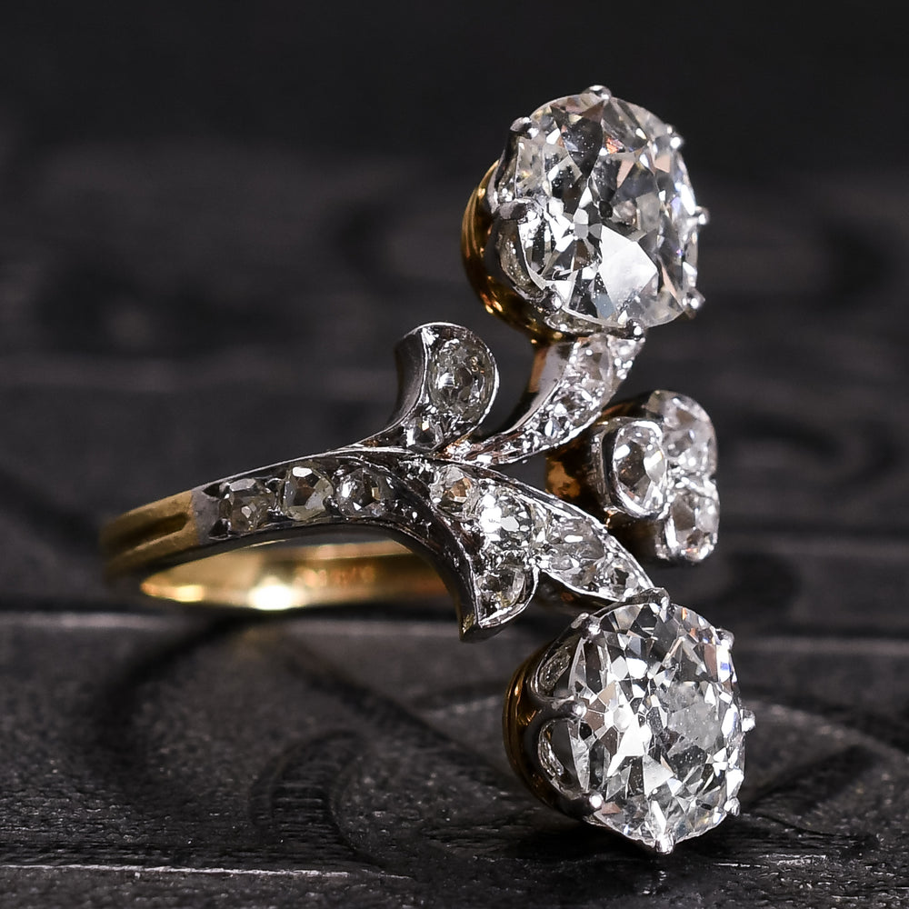 Belle Époque Diamond Toi et Moi Ring