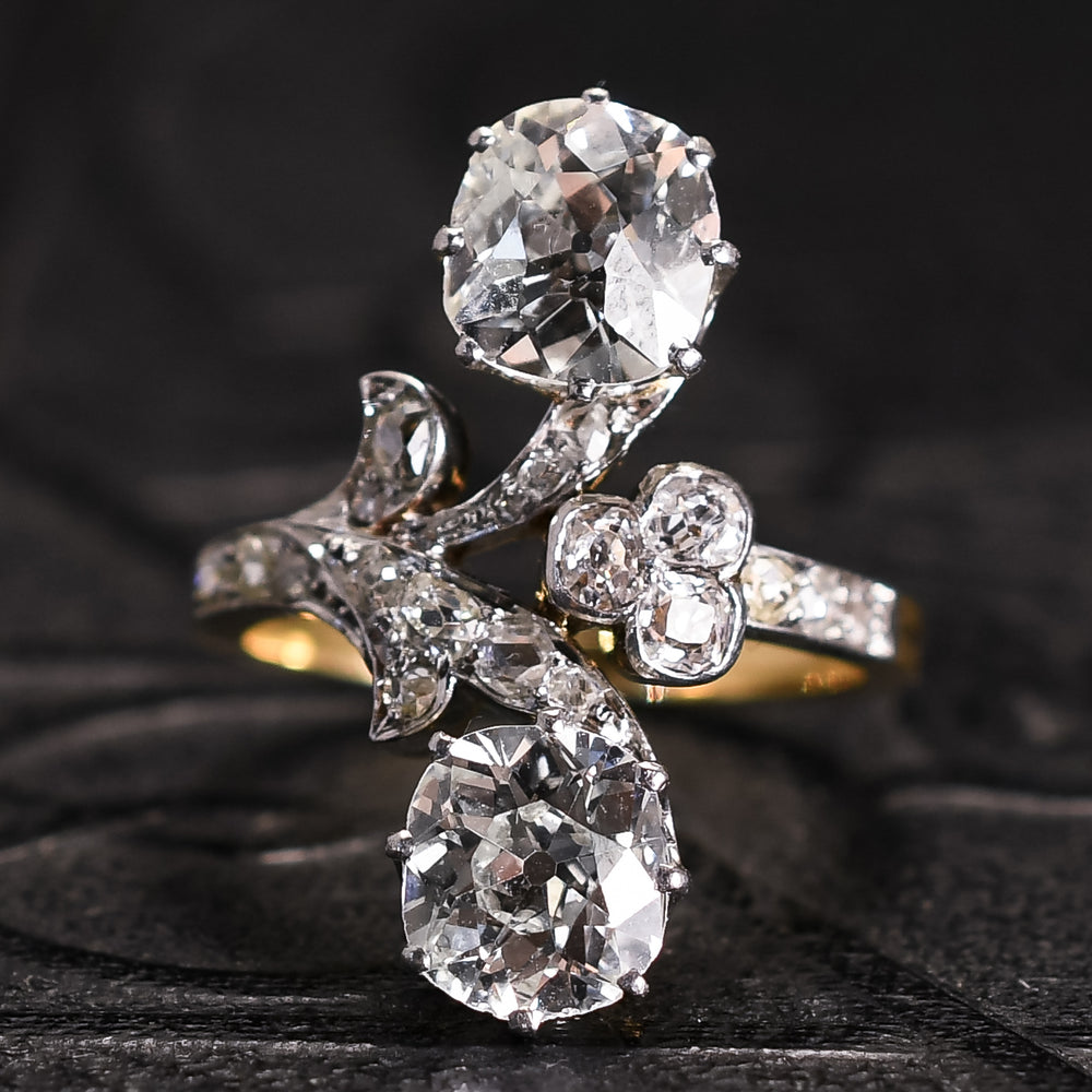 Belle Époque Diamond Toi et Moi Ring